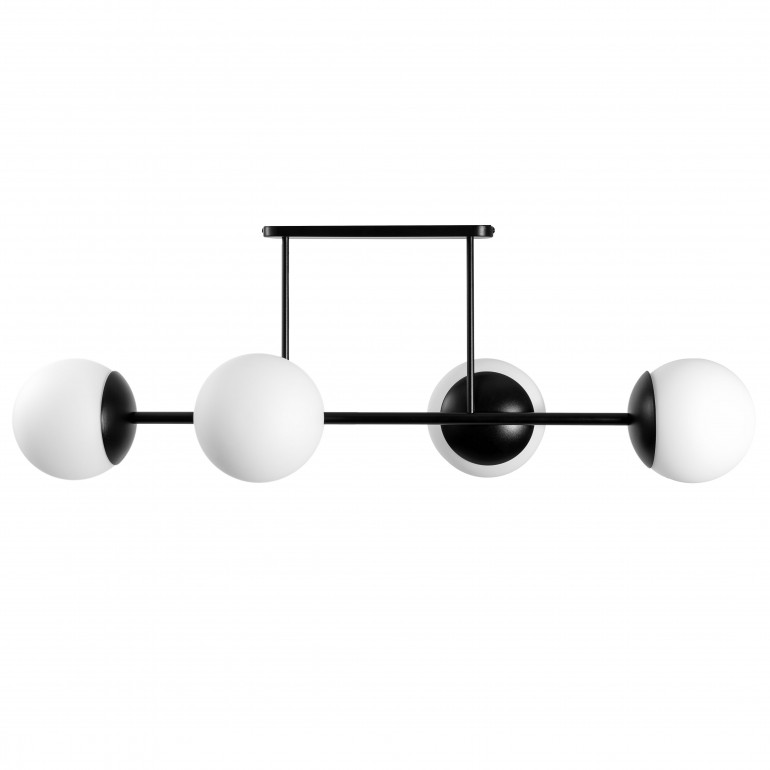 KOP D black ceiling lamp / plafond