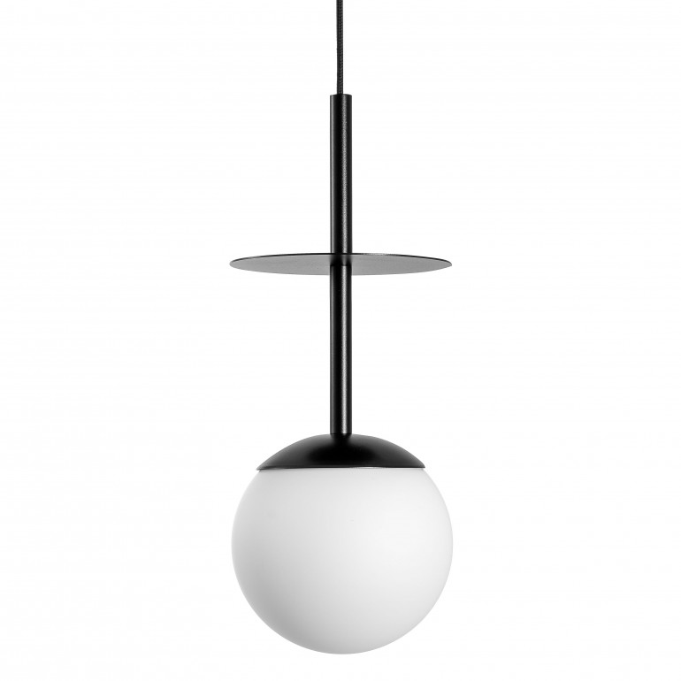 PLAAT A Lampe suspendue noire