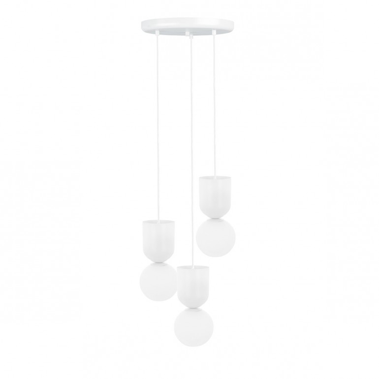 LUOTI 3P white hanging lamp / plafond