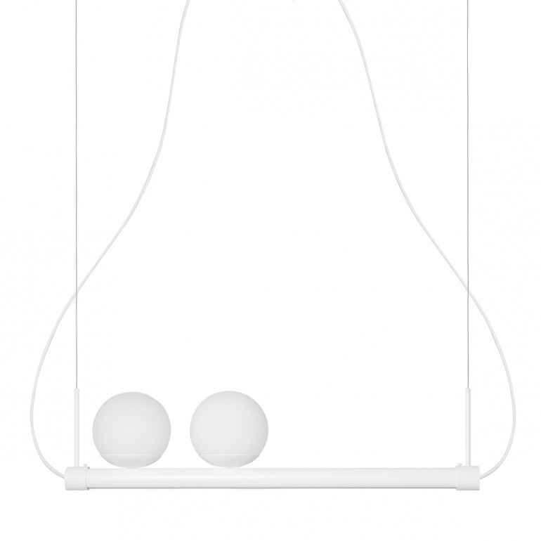 LIGNE lampe suspendue blanche avec bande LED