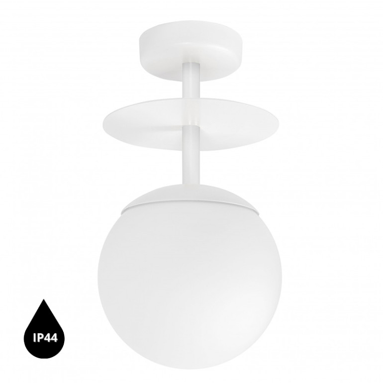PLAAT B white ceiling lamp / plafond