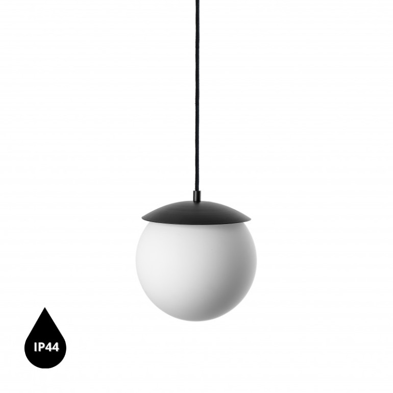 KUUL G plafonnier noir IP44