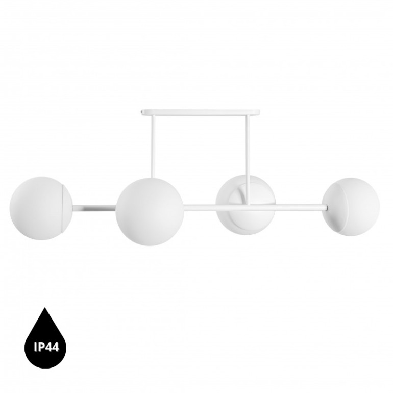 KOP D white ceiling lamp / plafond IP44