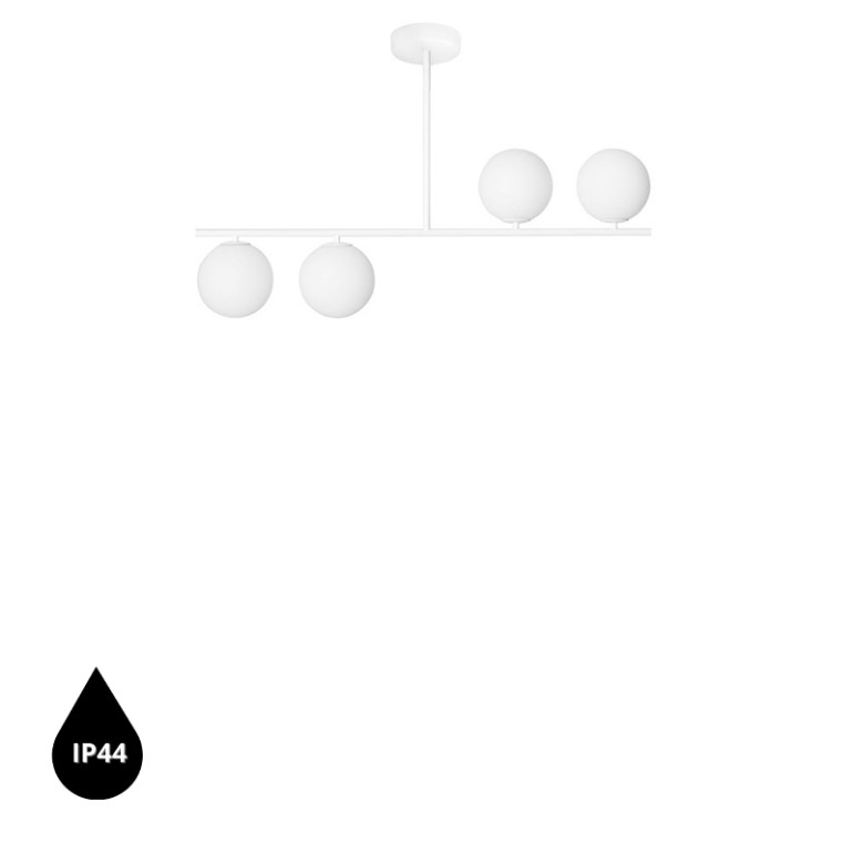 SUGURI Plafonnier blanc en taille S