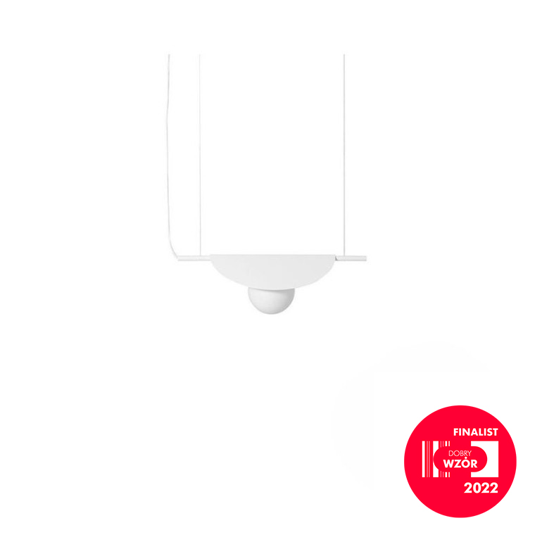 SALLO A Lampe suspendue blanche