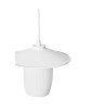 JINGU Une lampe suspendue blanche