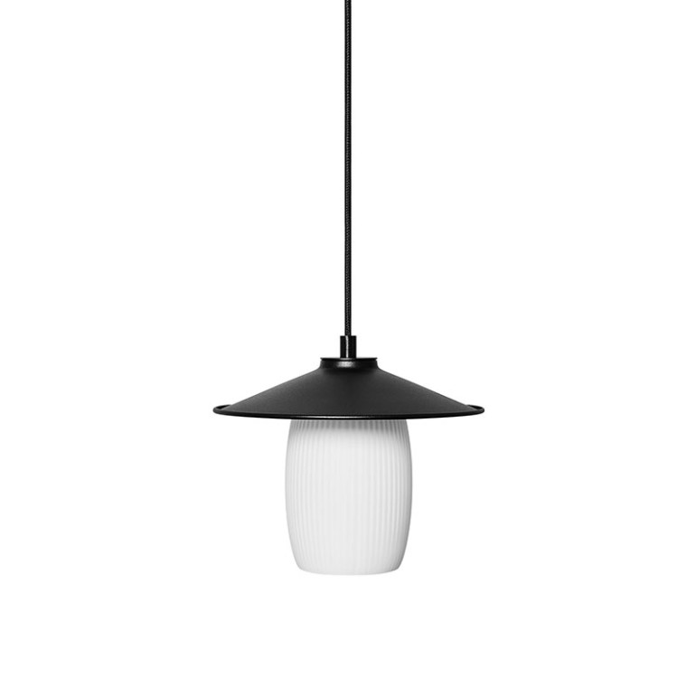 JINGU A Lampe suspendue noire