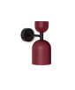 SUPURU lampe murale réglable / applique murale bordeaux avec tube noir