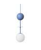 OIO Une lampe suspendue bleue