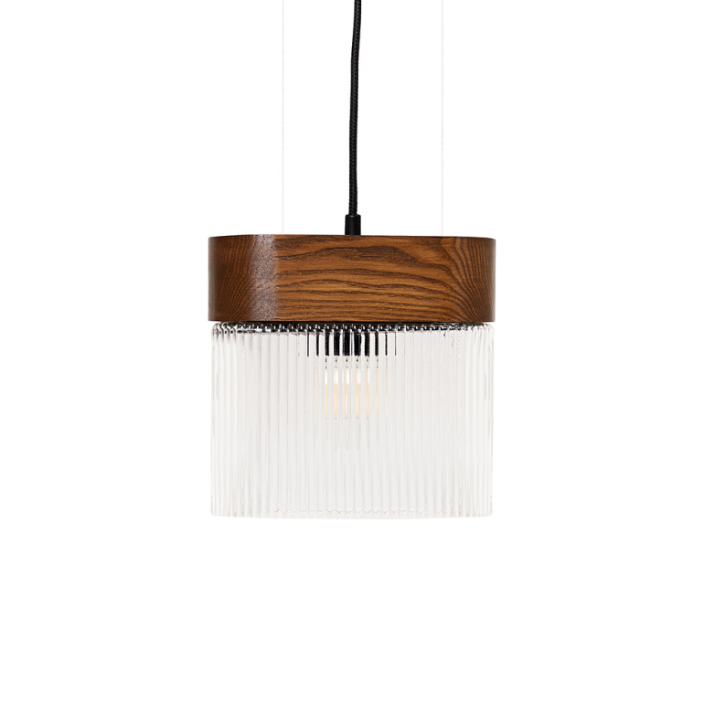FLUMINA A Lampe suspendue en noyer