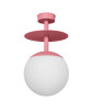 PLAAT B plafonnier rose / plafond