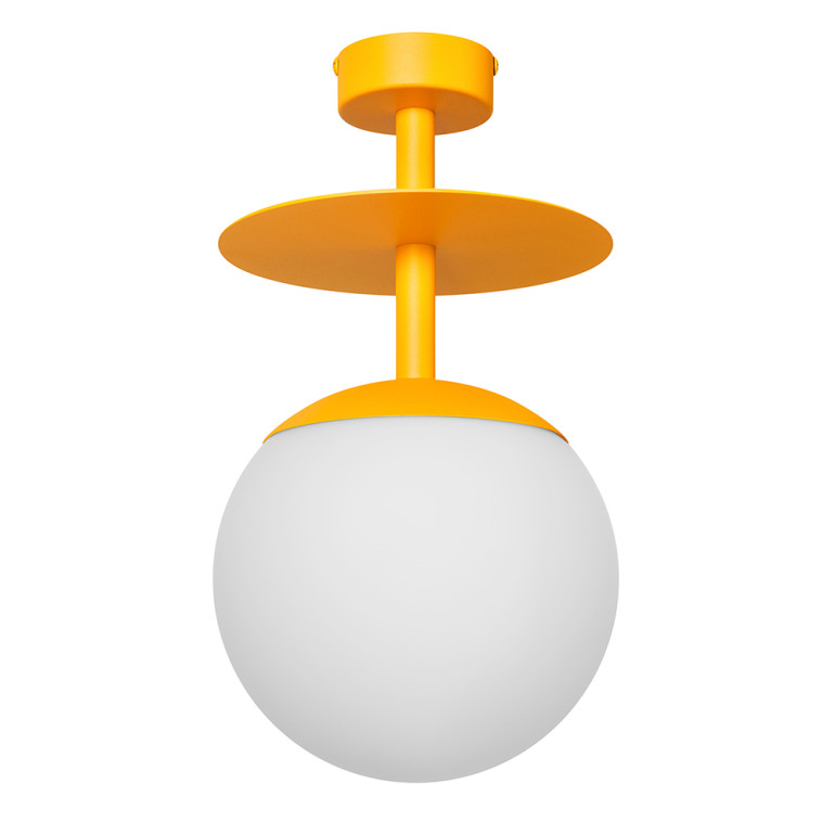 PLAAT B melon ceiling lamp / plafond