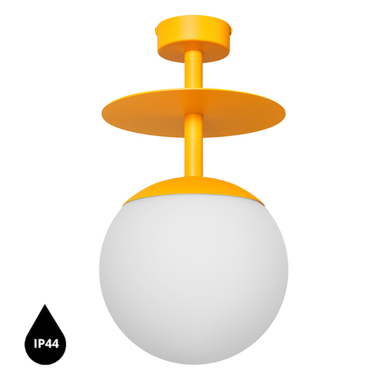 PLAAT B melon ceiling lamp / plafond avec étanchéité IP44 renforcée