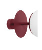 PLAAT B burgundy ceiling lamp / plafond