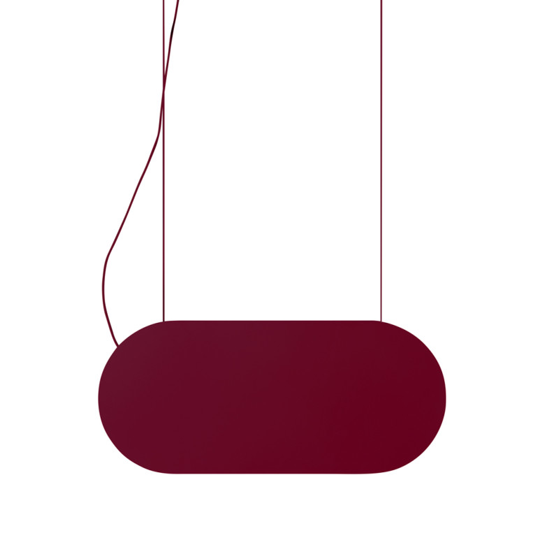 MALUMI Suspension de plafond de couleur bordeaux