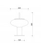 TORNI ST lampe de table melon