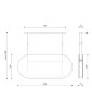 MALUMI A Acoustic : suspension acoustique bleue pour plafond