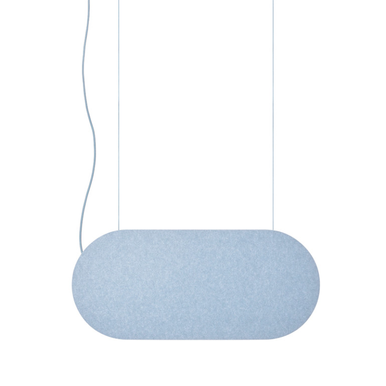 MALUMI A Acoustic : suspension acoustique bleue pour plafond
